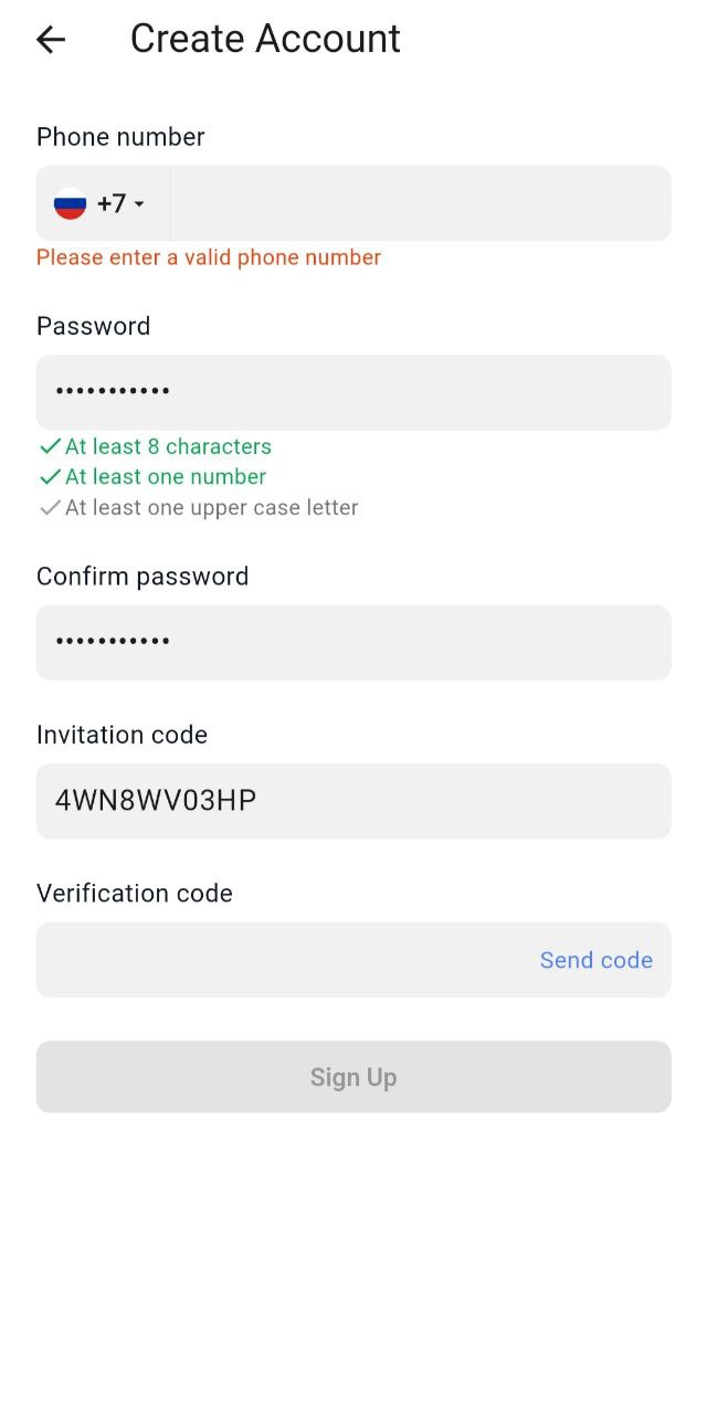 Bitfree регистрация